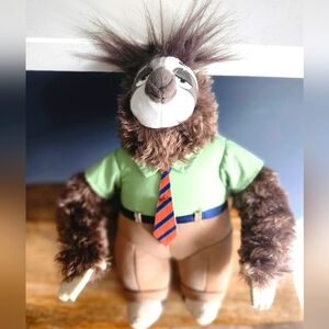 Disney Zootopia Flash Slothmore Sloth Plush 10"